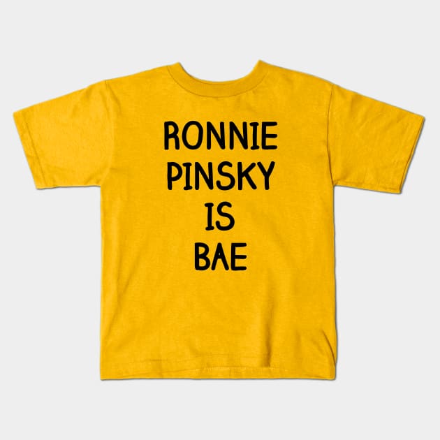 Ronnie Pinsky Is Bae Shirt (Font #2) - Salute Your Shorts, The Splat, Nickelodeon Kids T-Shirt by 90s Kids Forever